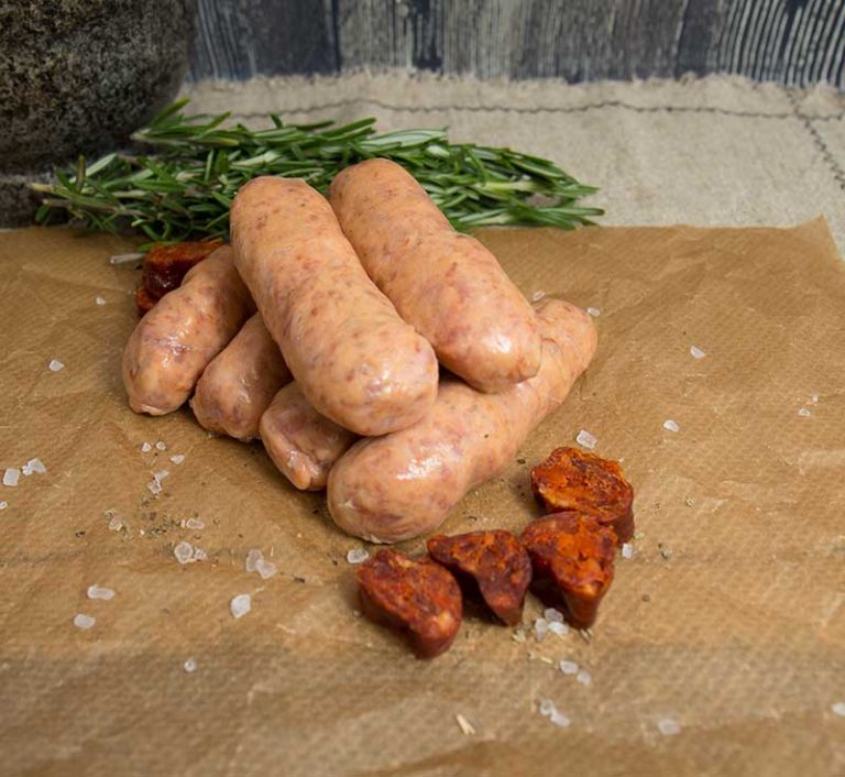 Grasmere Pork & Chorizo Sausages 380G Grasmere Farm