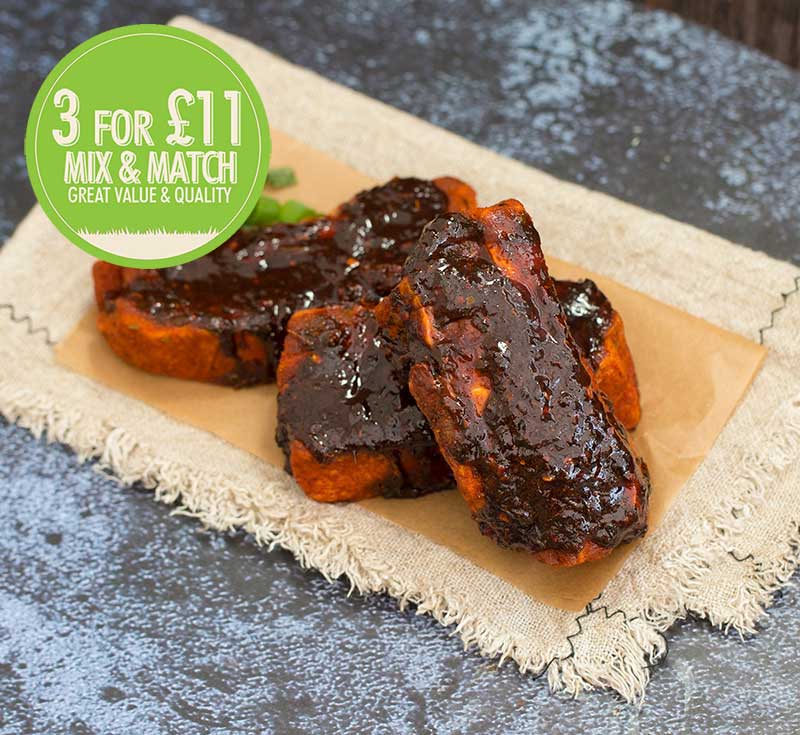 Jamaican Jerk Pork Thick Ribs Grasmere Farm