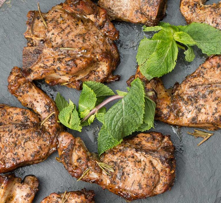 Minted Lamb Chops from Nene Park - Grasmere Farm