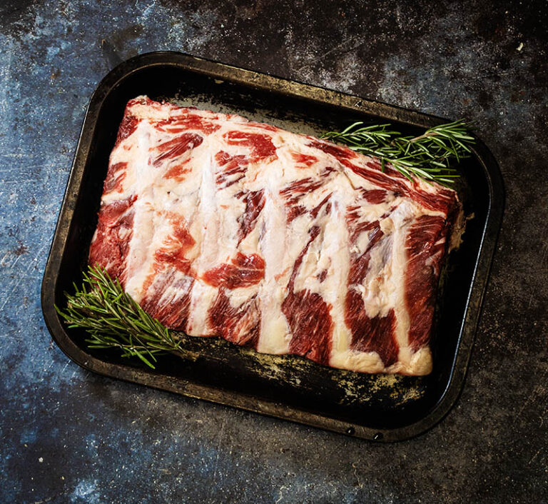 Rack of Beef Baby Ribs from Native Breed Beef - Grasmere Farm